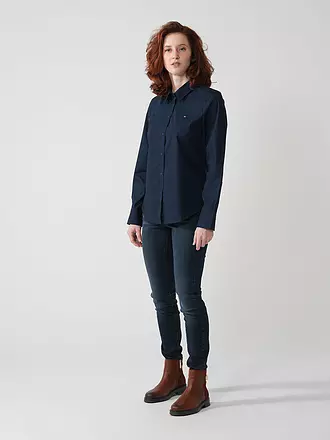 TOMMY HILFIGER | Blouse Coupe Standard | dunkelblau